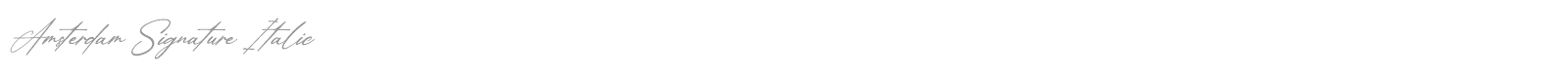 Amsterdam Signature Duo font preview